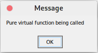 Pure virtual function
